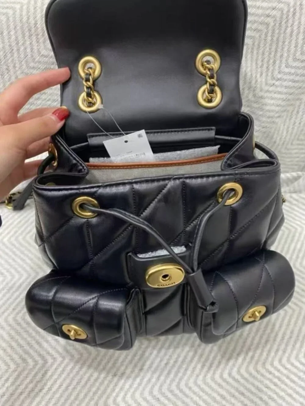 Coach Tabby 22 series small backpack